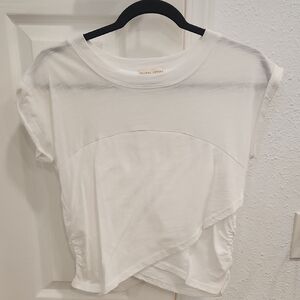 Buckle White Short Sleeve Tee